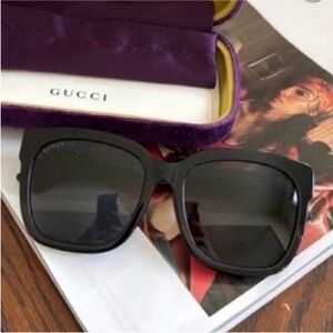Gucci Black Square Sunglasses